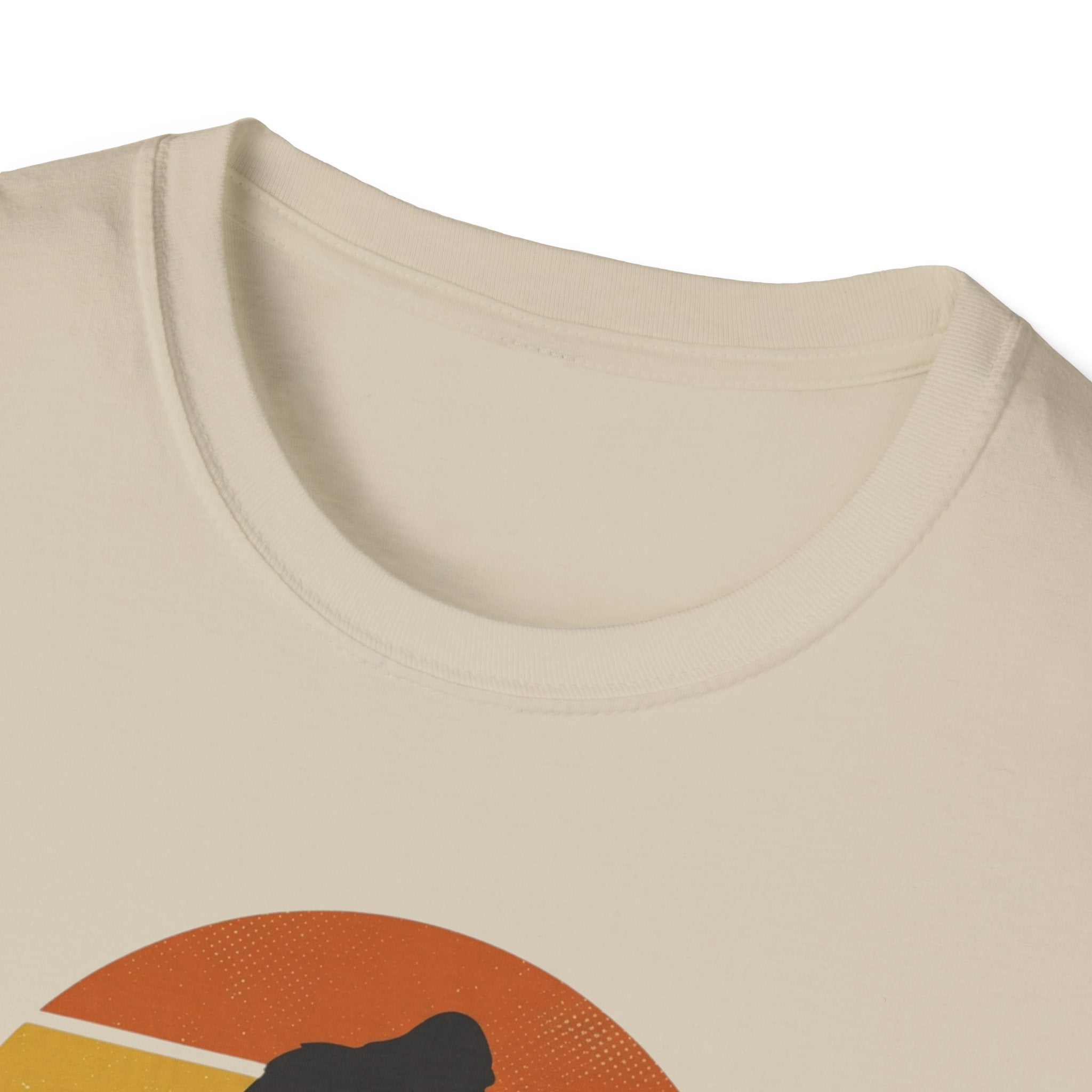 Bigfoot Silhouette Sunset T-Shirt | Retro Sasquatch Design