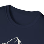 Minimal Olive Branch T-Shirt | Small Chest Graphic, Botanical Tee