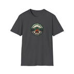 Campfire Club Patch design T-Shirt | Mountain Camping Logo Tee