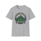 Pacific Northwest Mountain Pines T-Shirt | Upper Left USA graphic