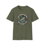 Born to Bass Fish graphic T-Shirt | Fishing Lure Illustration