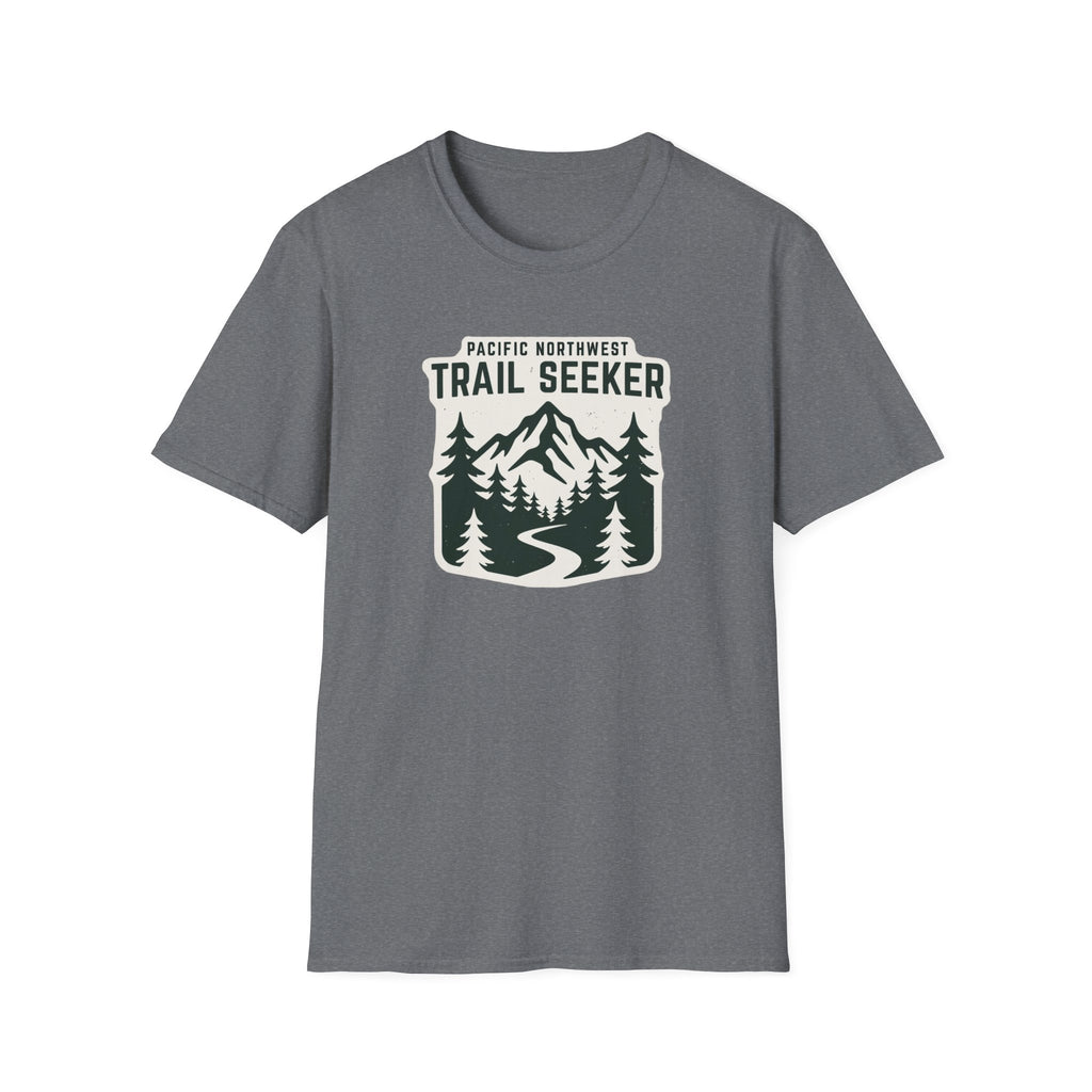 Trail Seeker Mountain Design T-Shirt | Pacific Northwest Hiking Shirt