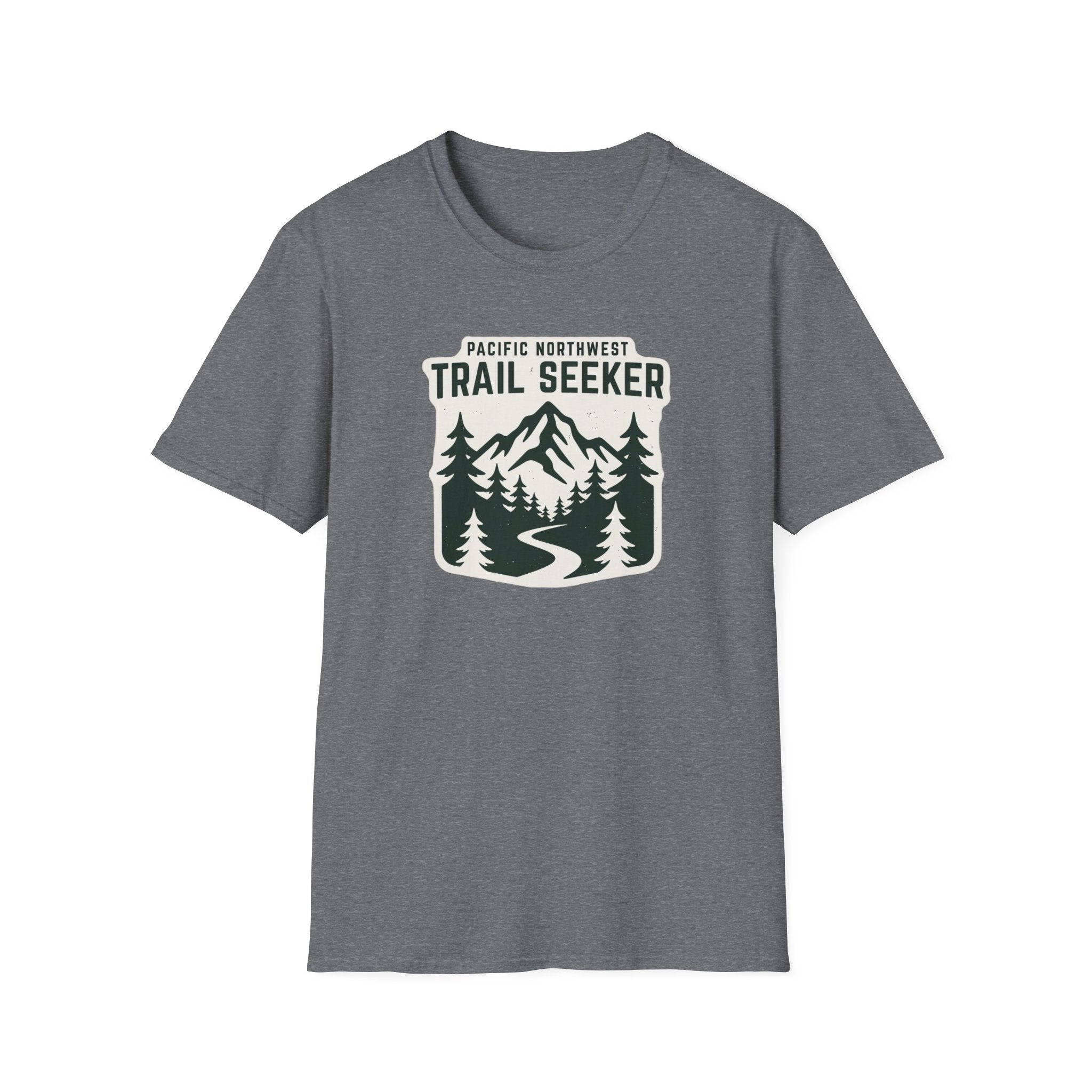 Trail Seeker Mountain Design T-Shirt | Pacific Northwest Hiking Shirt