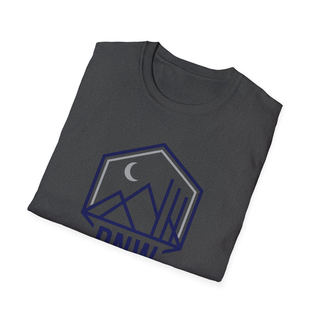 PNW Mountains Tee | Pacific Northwest camping badge