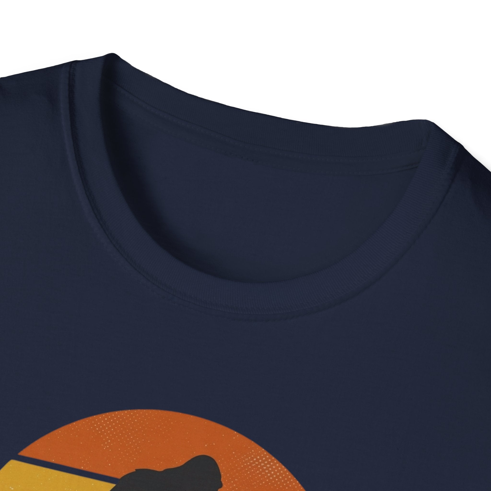 Bigfoot Silhouette Sunset T-Shirt | Retro Sasquatch Design