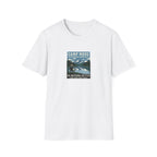 Camp More Wilderness Camping T-Shirt | Lake Mountain Poster Design