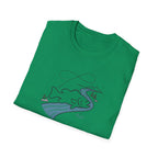 Find Your Current Wave T-Shirt | Surf River Whale Illustration