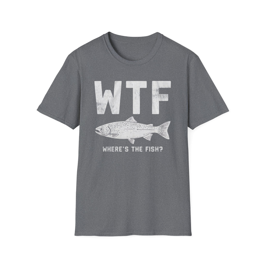 WTF Where's The Fish T-Shirt | Fishing Humor Tee