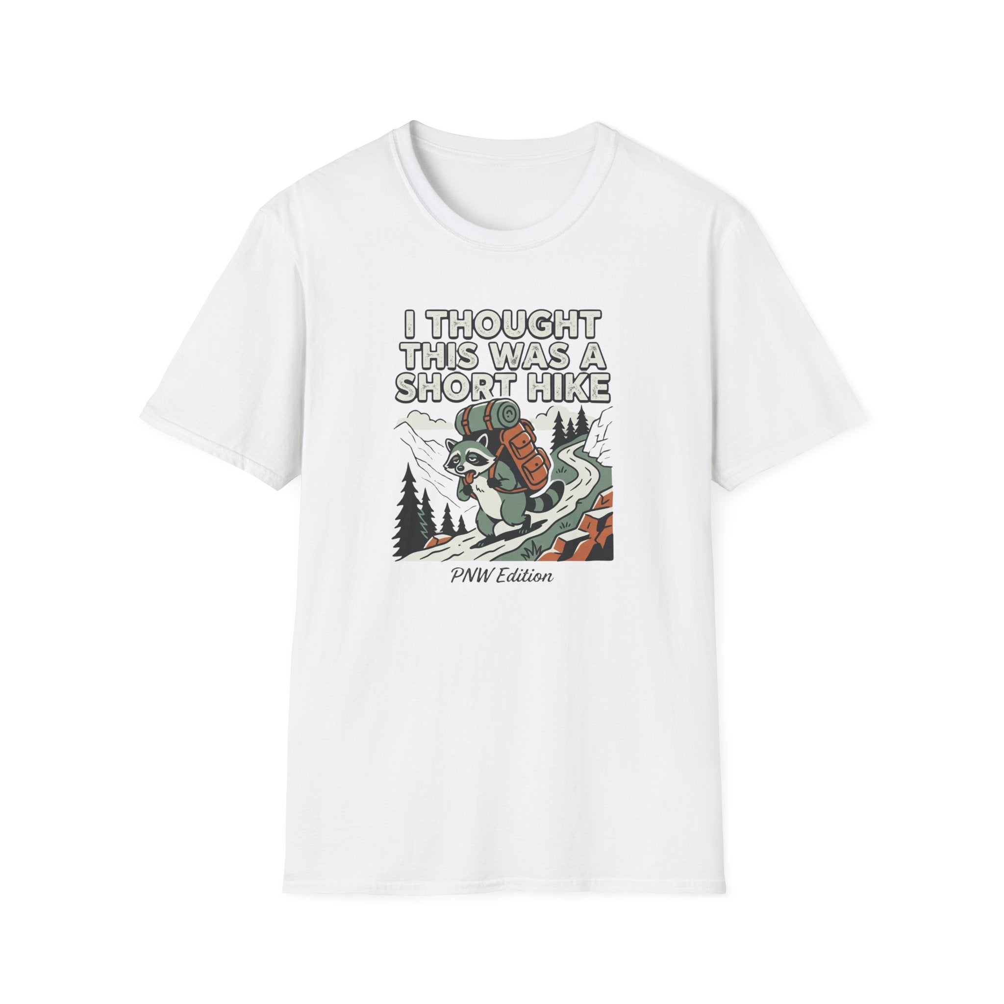 I Thought This Was a Short Hike T-Shirt | Hiking Backpacker Graphic Tee