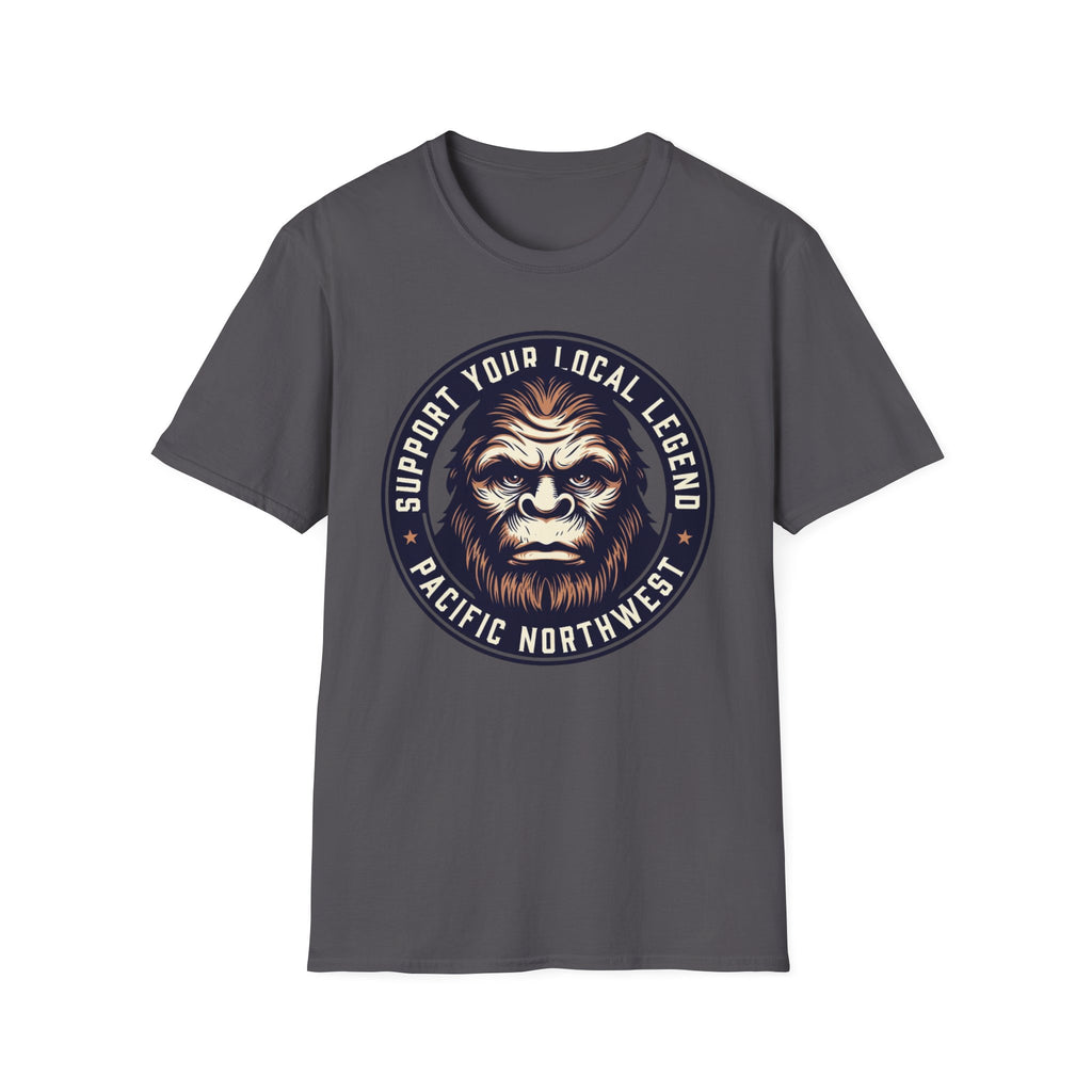 Support Your Local Legend Bigfoot T-Shirt | Pacific Northwest Sasquatch Tee