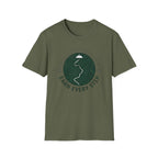 Earn Every Step T-Shirt | Hiking Mountain Trail Graphic