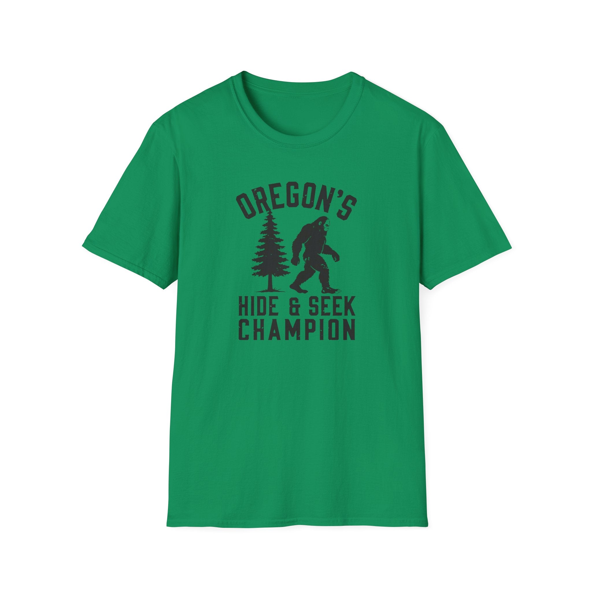 Oregon's Hide & Seek Champion T-Shirt | Bigfoot Sasquatch Graphic Tee