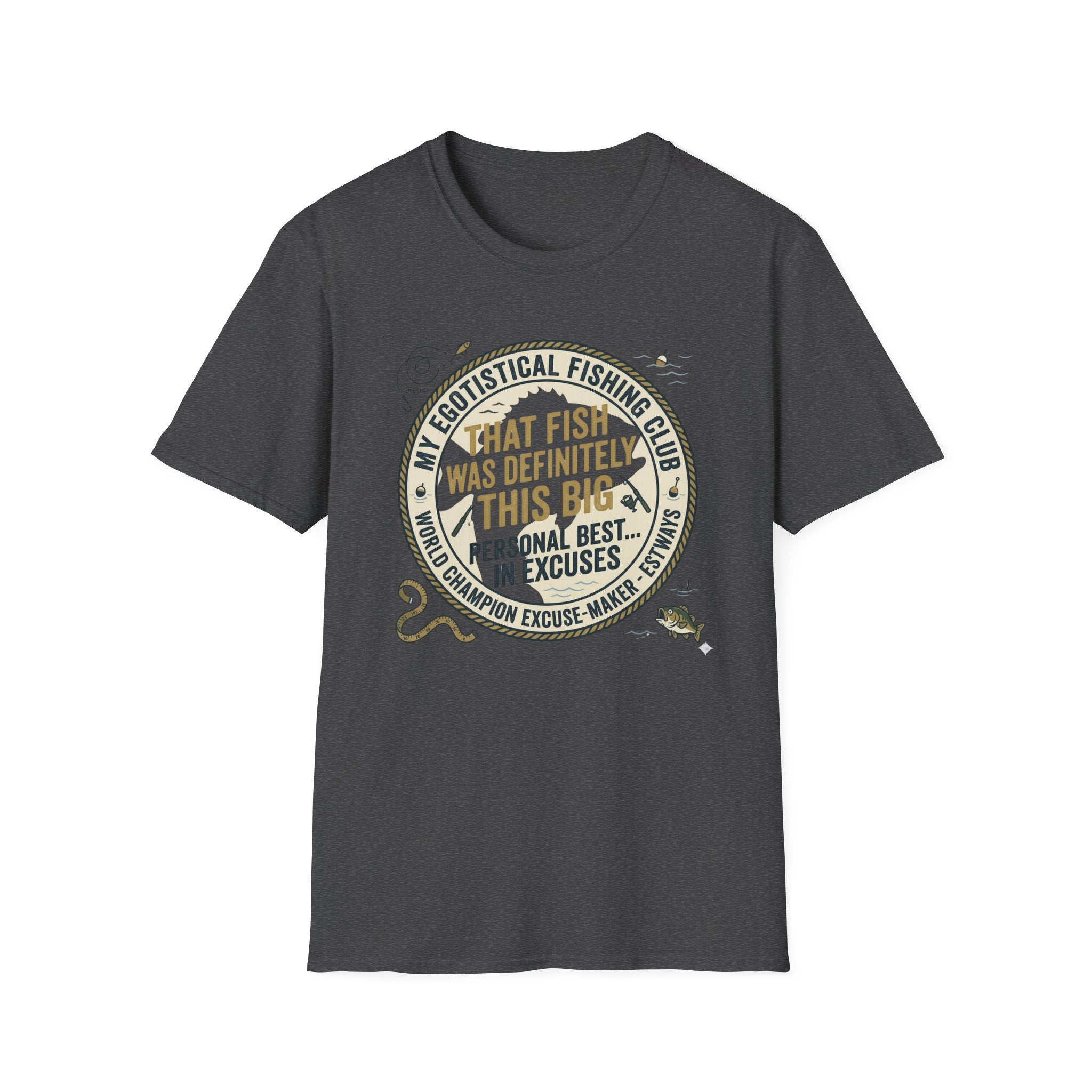 That Fish Was Definitely This Big T-Shirt | Fishing Humor Tee