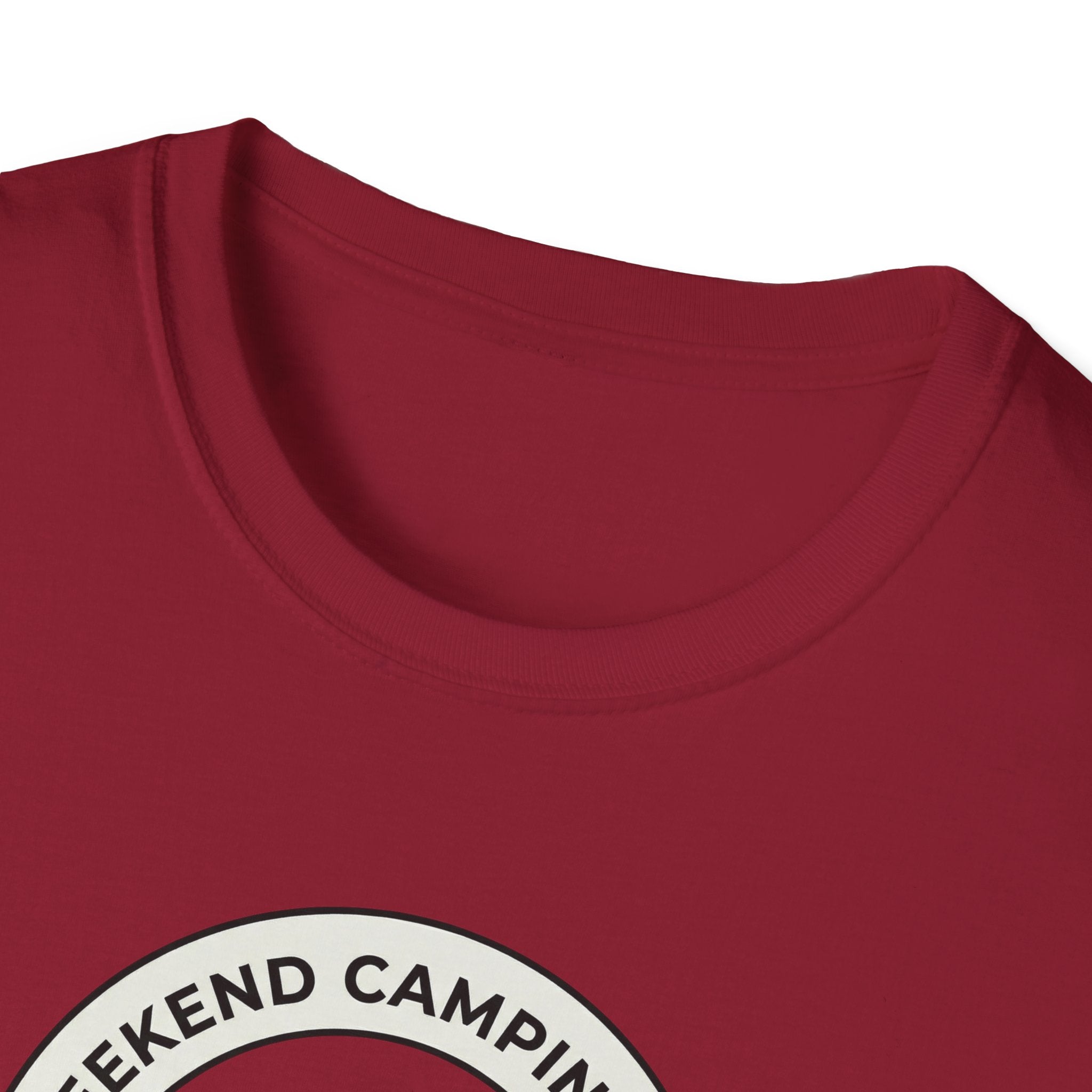 Weekend Camping Trip Overpacked As Usual T-Shirt | Camping Badge Tee