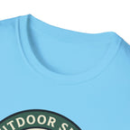 Outdoor Skills Still Pending T-Shirt | Camping Campfire Graphic Shirt