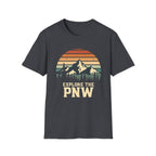 Explore the PNW T-Shirt | Mountain Sunset, Camping, Northwest Adventure