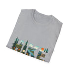 Hike nature typography T-Shirt | Outdoor hiking mountains forest design