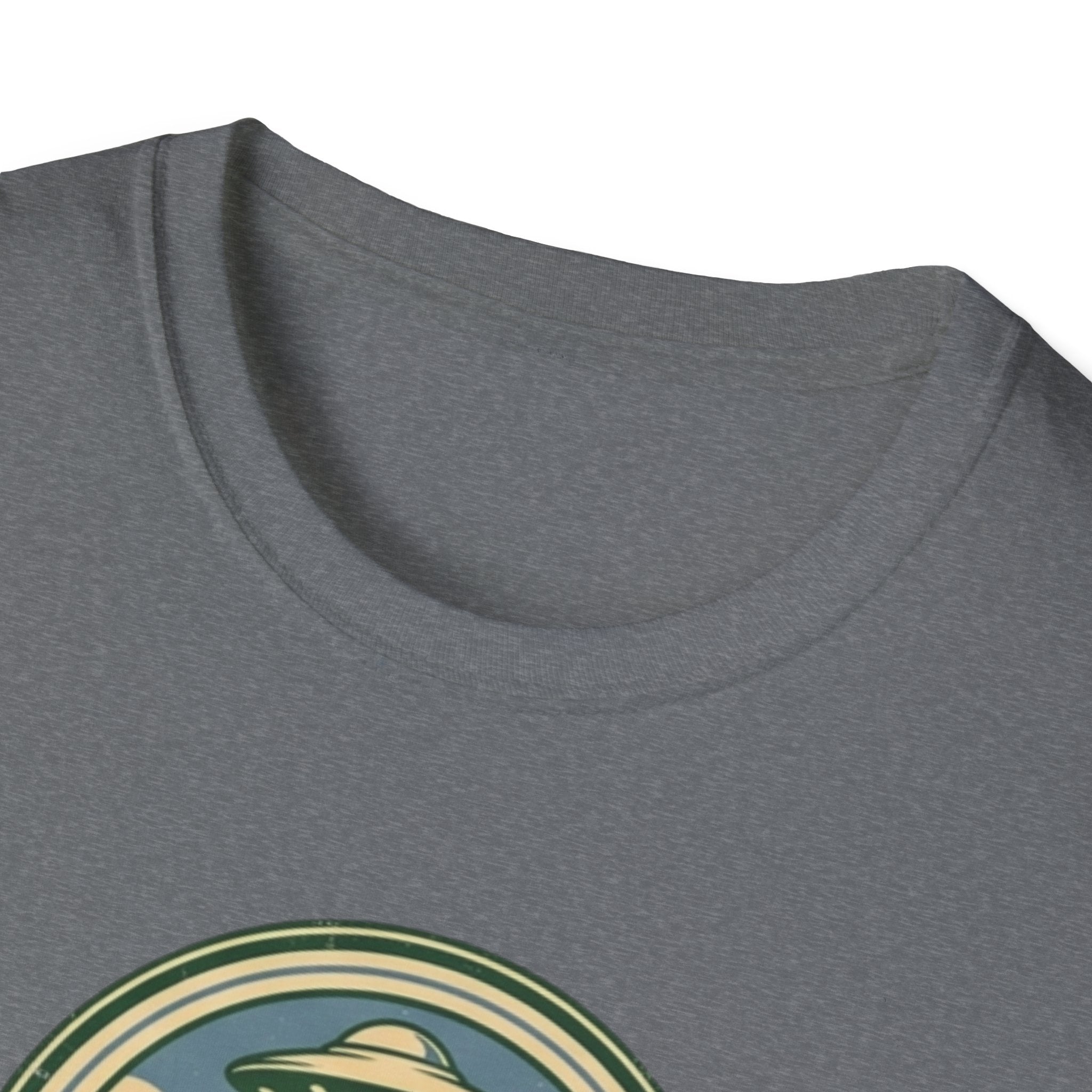 Aliens Prefer Our Campfire Spots T-Shirt | UFO Camping Badge Graphic