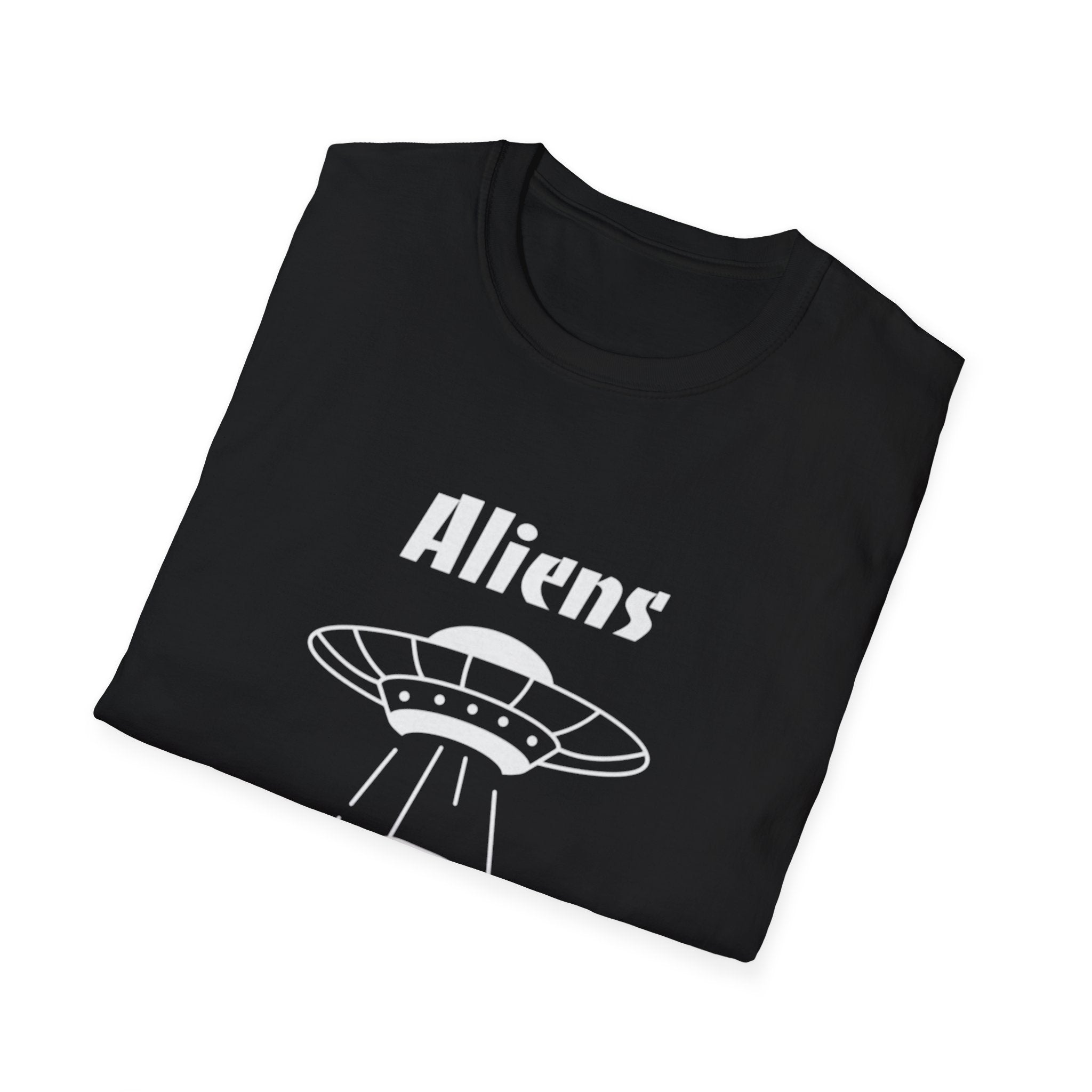 Aliens Exist T-Shirt | UFO Cow Abduction Graphic