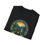 Camping Coffee Bear Chaos Unit T-Shirt | Campfire Woods Graphic