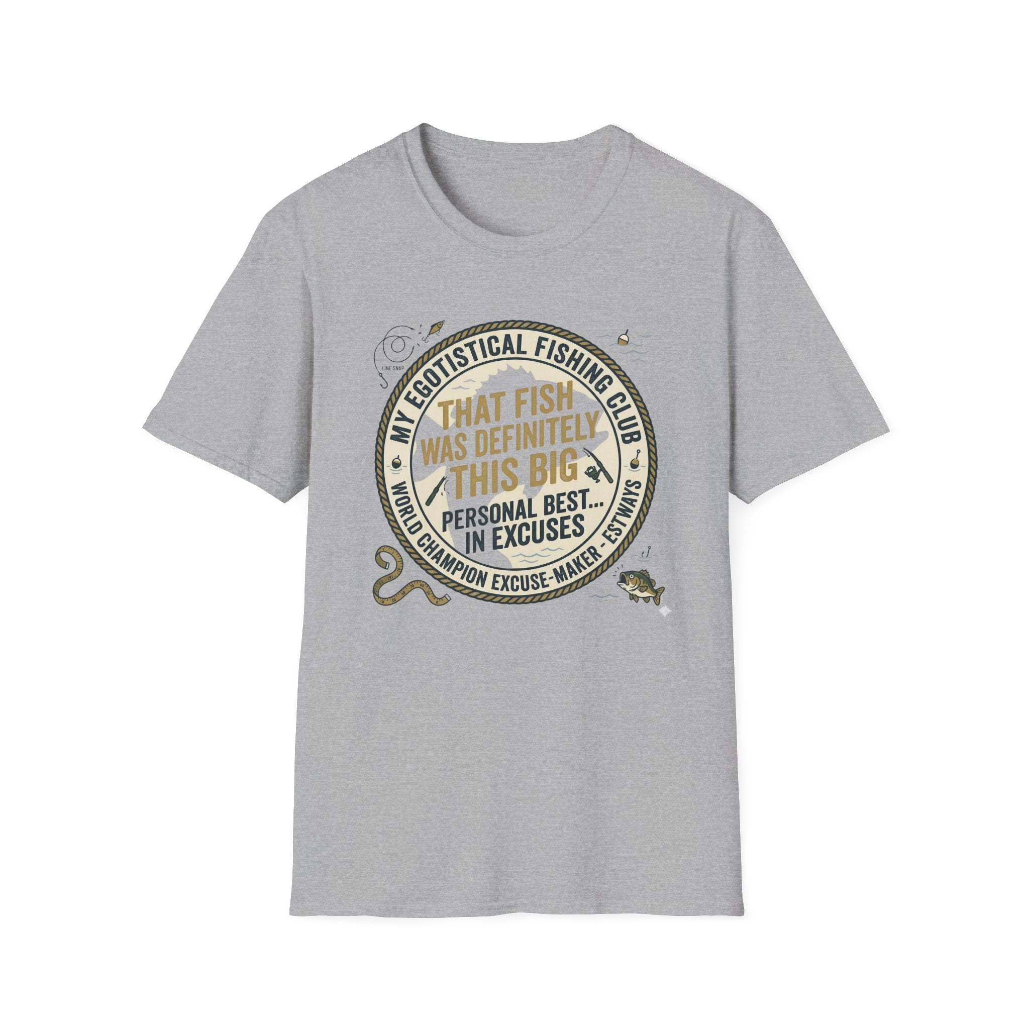 That Fish Was Definitely This Big T-Shirt | Fishing Humor Tee