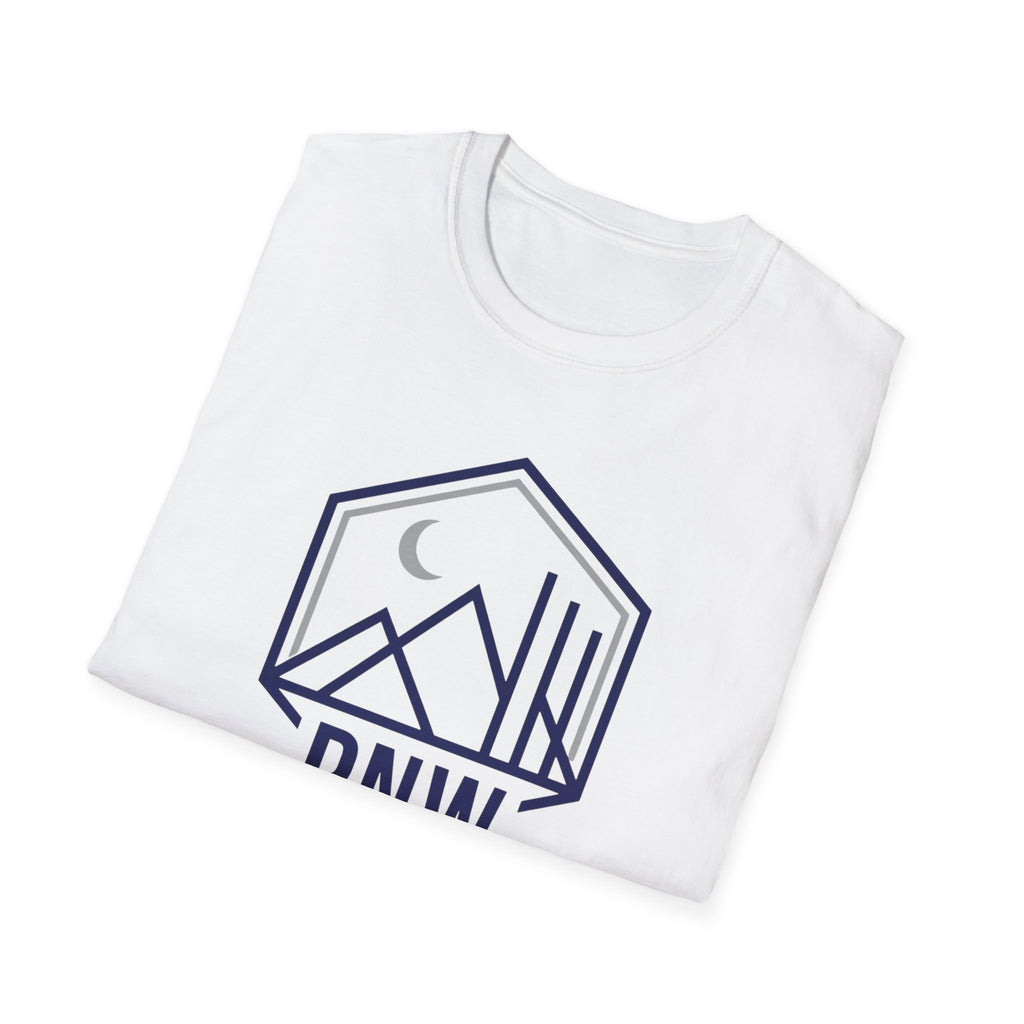 PNW Mountains Tee | Pacific Northwest camping badge