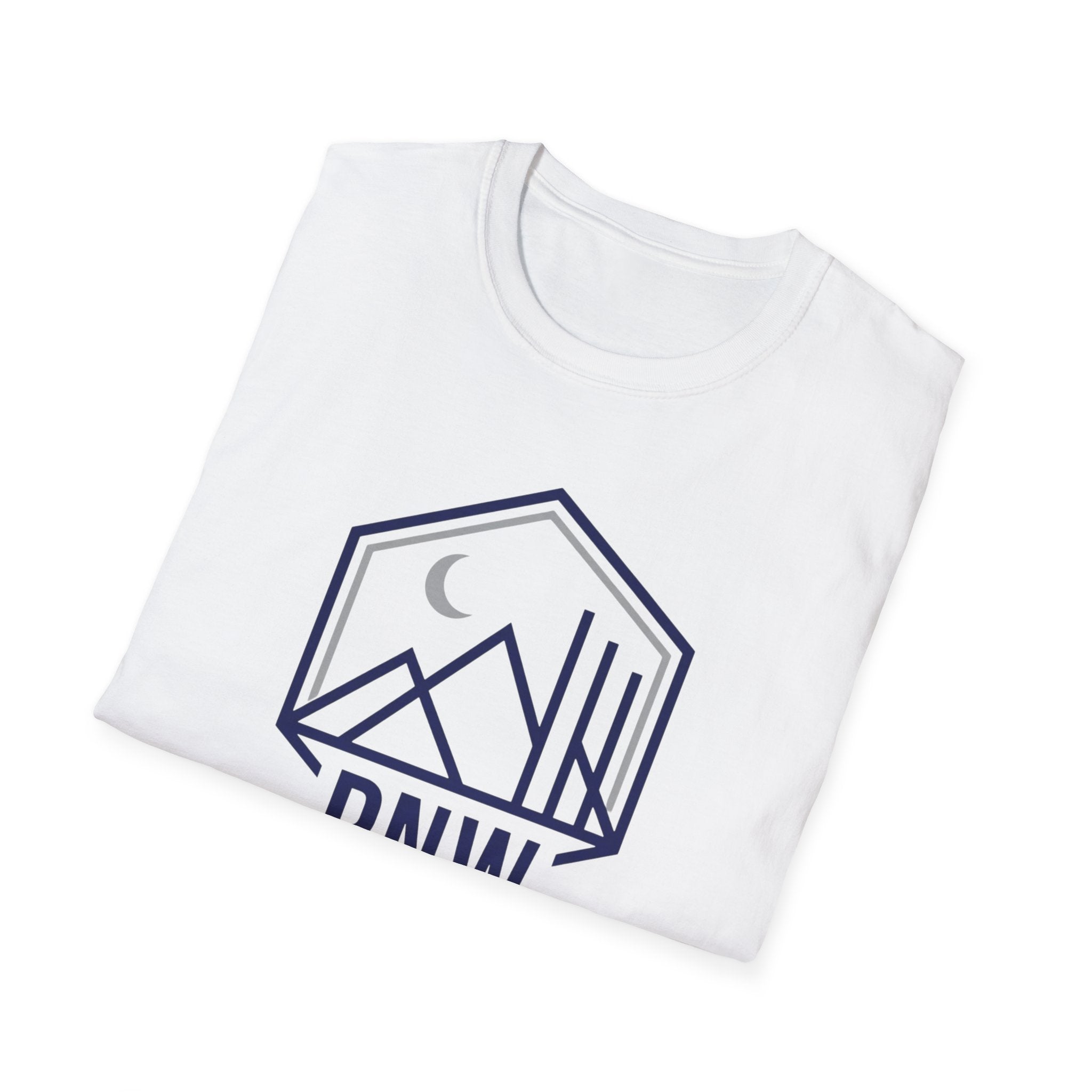 PNW Mountains Tee | Pacific Northwest camping badge