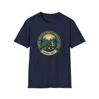 Camping Coffee Bear Chaos Unit T-Shirt | Campfire Woods Graphic