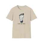 Leave No Trace footprint T-Shirt | Hiking mountain print