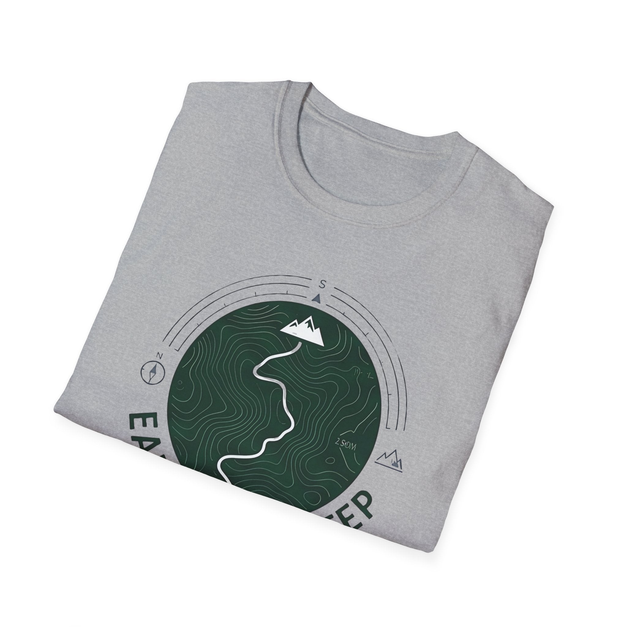 Earn Every Step T-Shirt | Hiking Mountain Trail Graphic