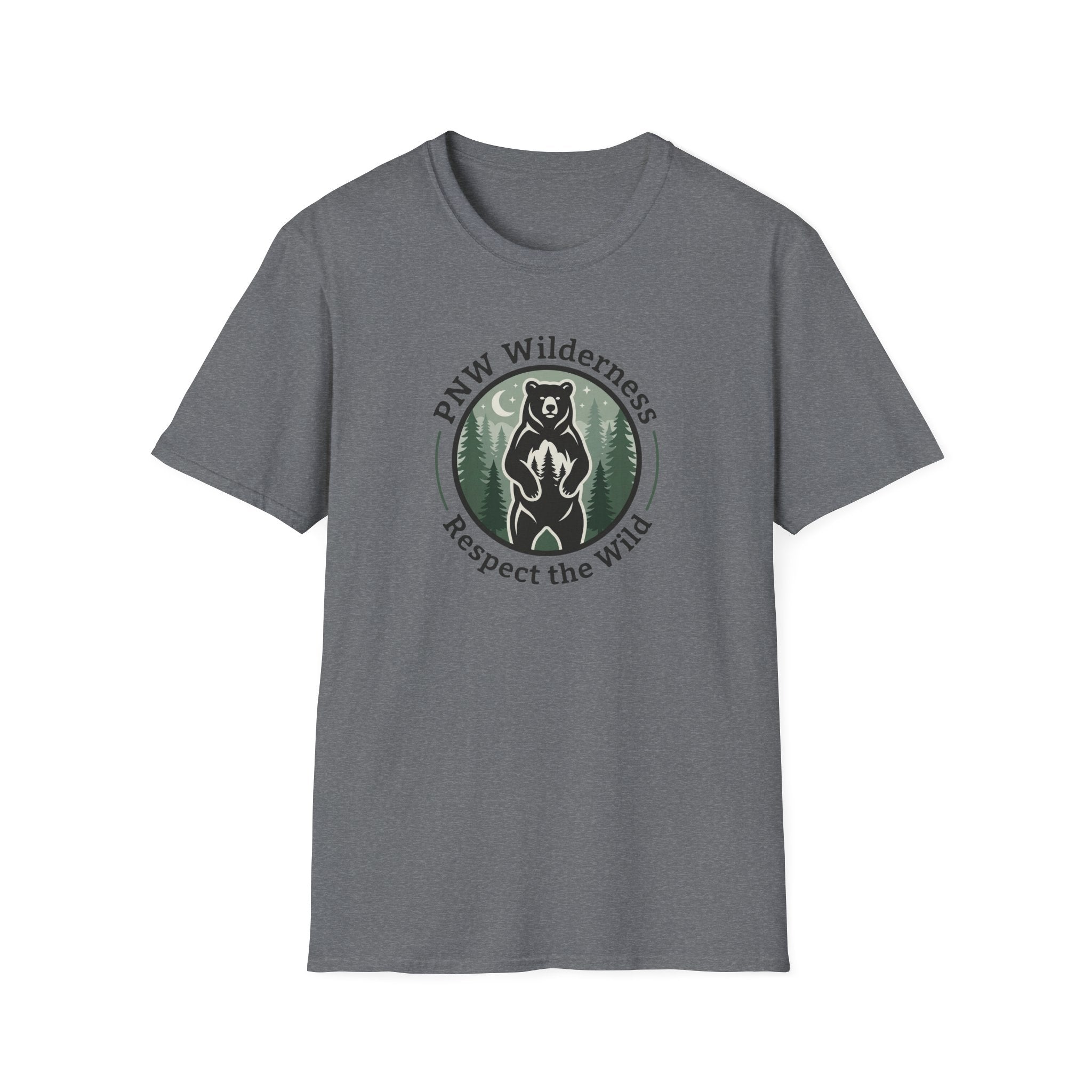 PNW Wilderness Bear Emblem T-Shirt | Respect the Wild
