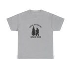 Bigfoot Social Distancing Since 1958 Tee | Sasquatch Forest Graphic Shirt