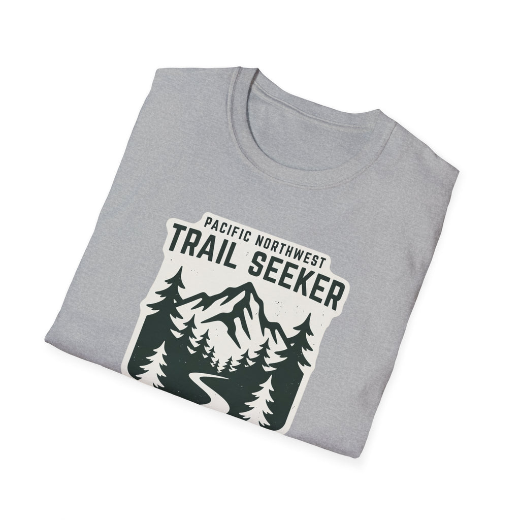 Trail Seeker Mountain Design T-Shirt | Pacific Northwest Hiking Shirt