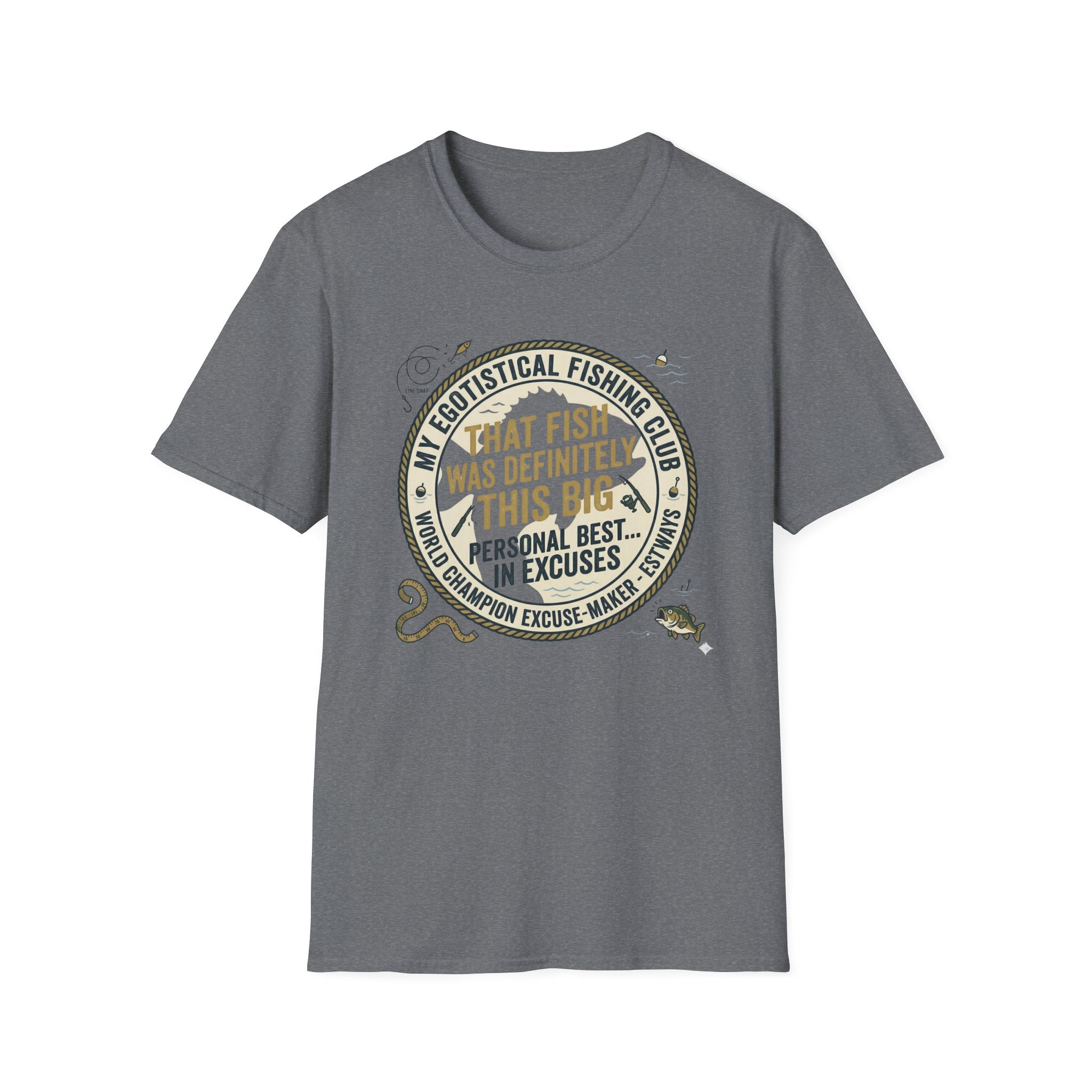 That Fish Was Definitely This Big T-Shirt | Fishing Humor Tee