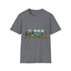 Hike nature typography T-Shirt | Outdoor hiking mountains forest design