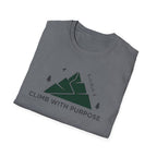 Climb With Purpose T-Shirt | Mountain Graphic Tee