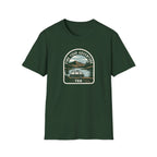 Mountain Lake Vista T-Shirt | Retro Scenic Nature Tee
