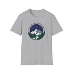 Follow The Quiet Trail Hiking T Shirt | Mountain Night Sky