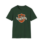Seek The Wild emblem T-shirt | outdoor adventure badge design