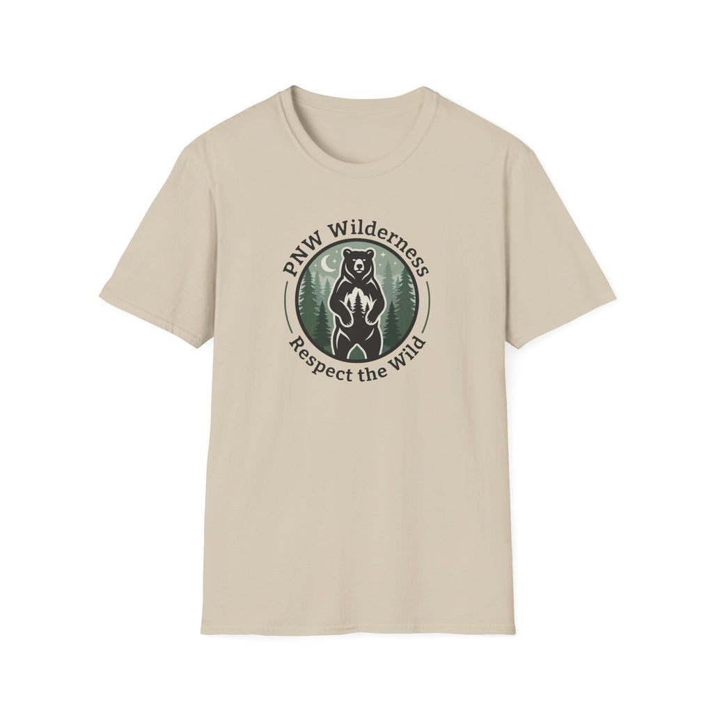 PNW Wilderness Bear Emblem T-Shirt | Respect the Wild