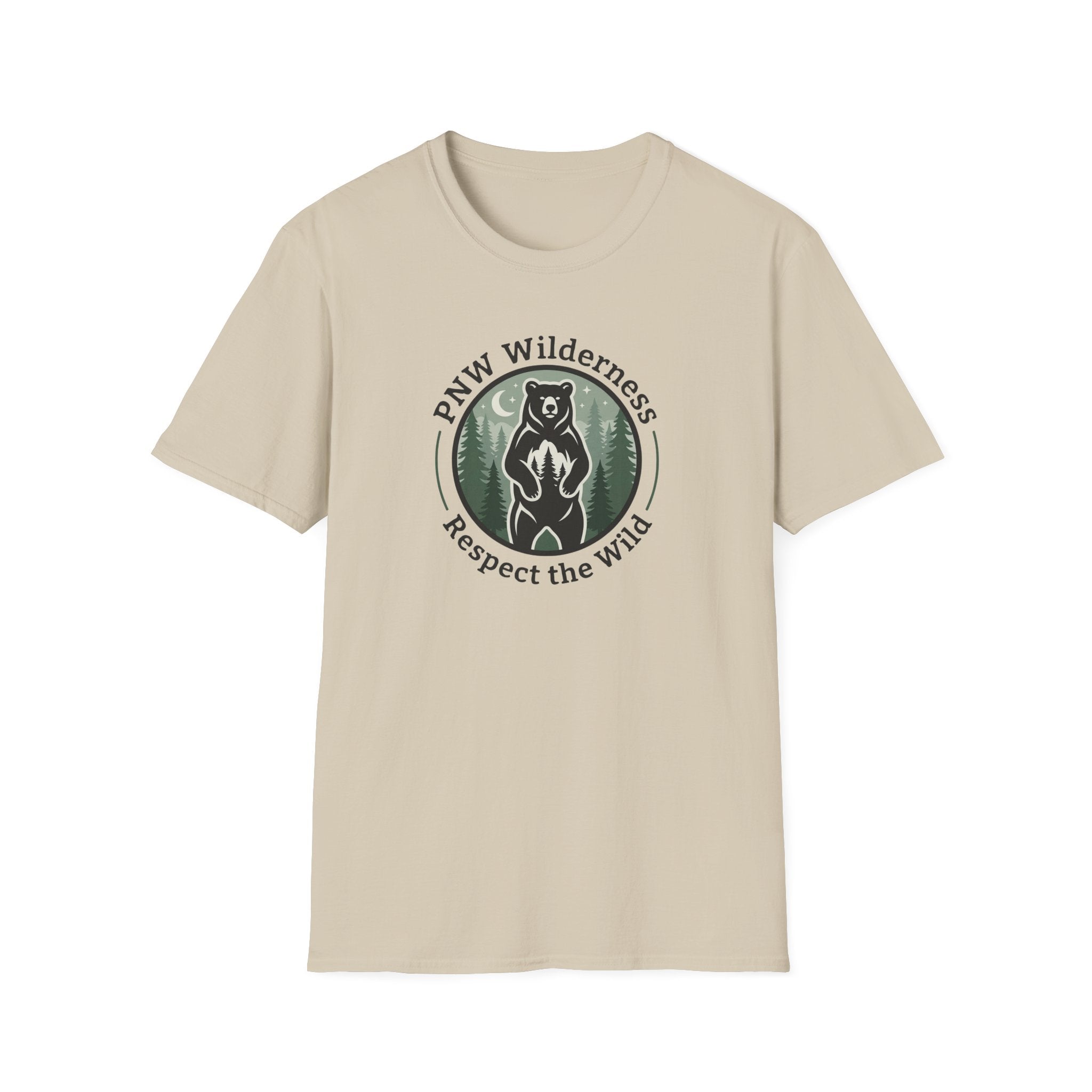 PNW Wilderness Bear Emblem T-Shirt | Respect the Wild