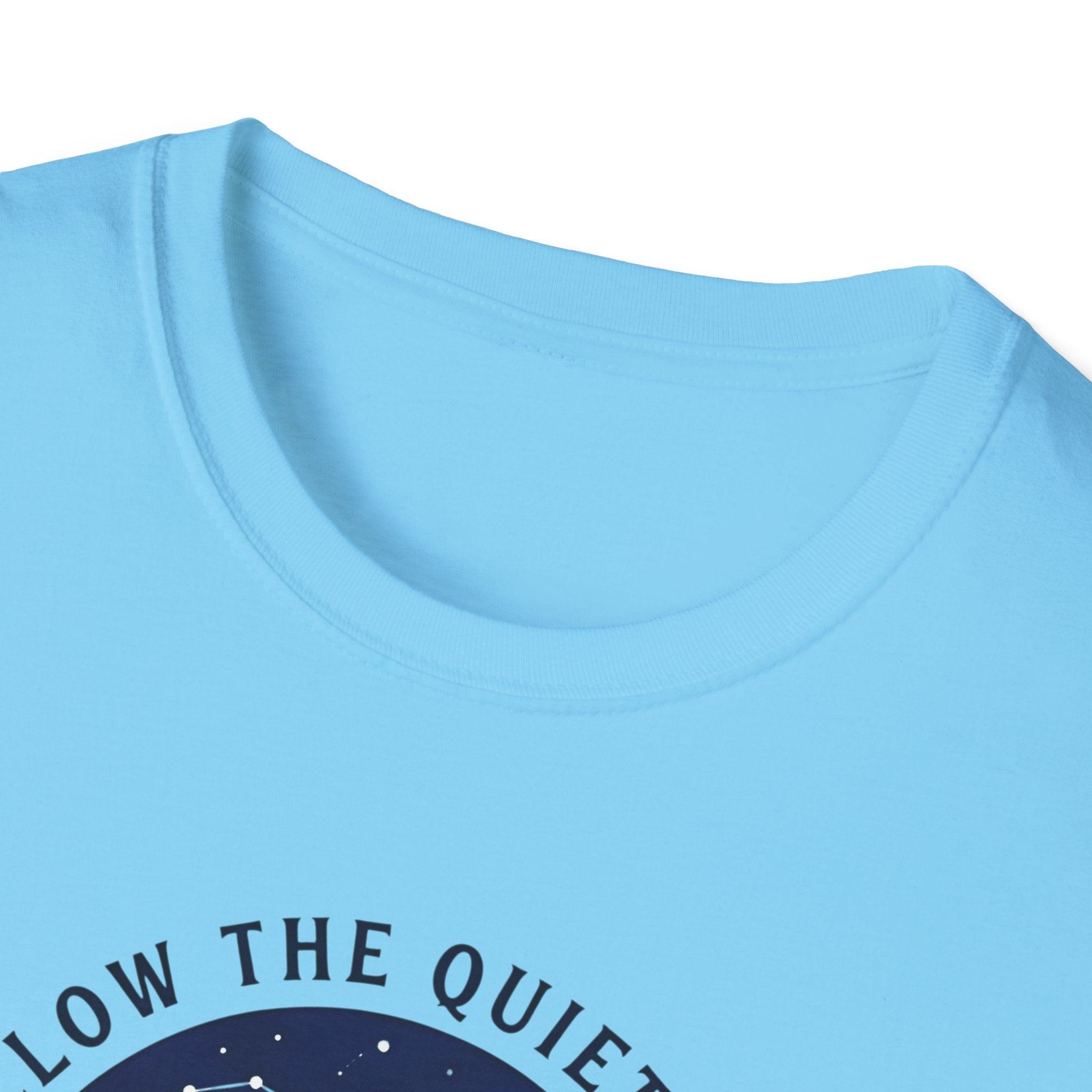Follow The Quiet Trail Hiking T Shirt | Mountain Night Sky
