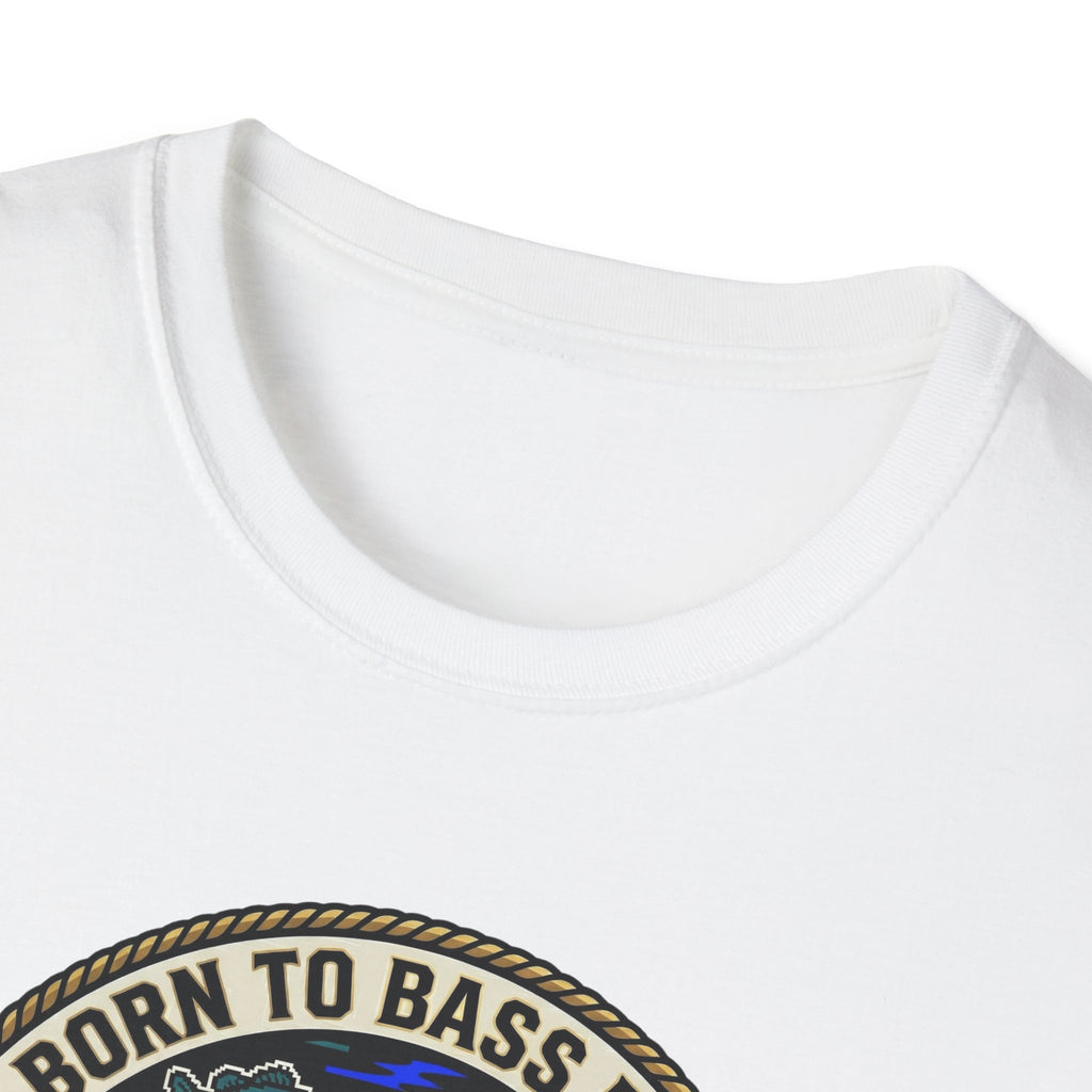 Born to Bass Fish graphic T-Shirt | Fishing Lure Illustration