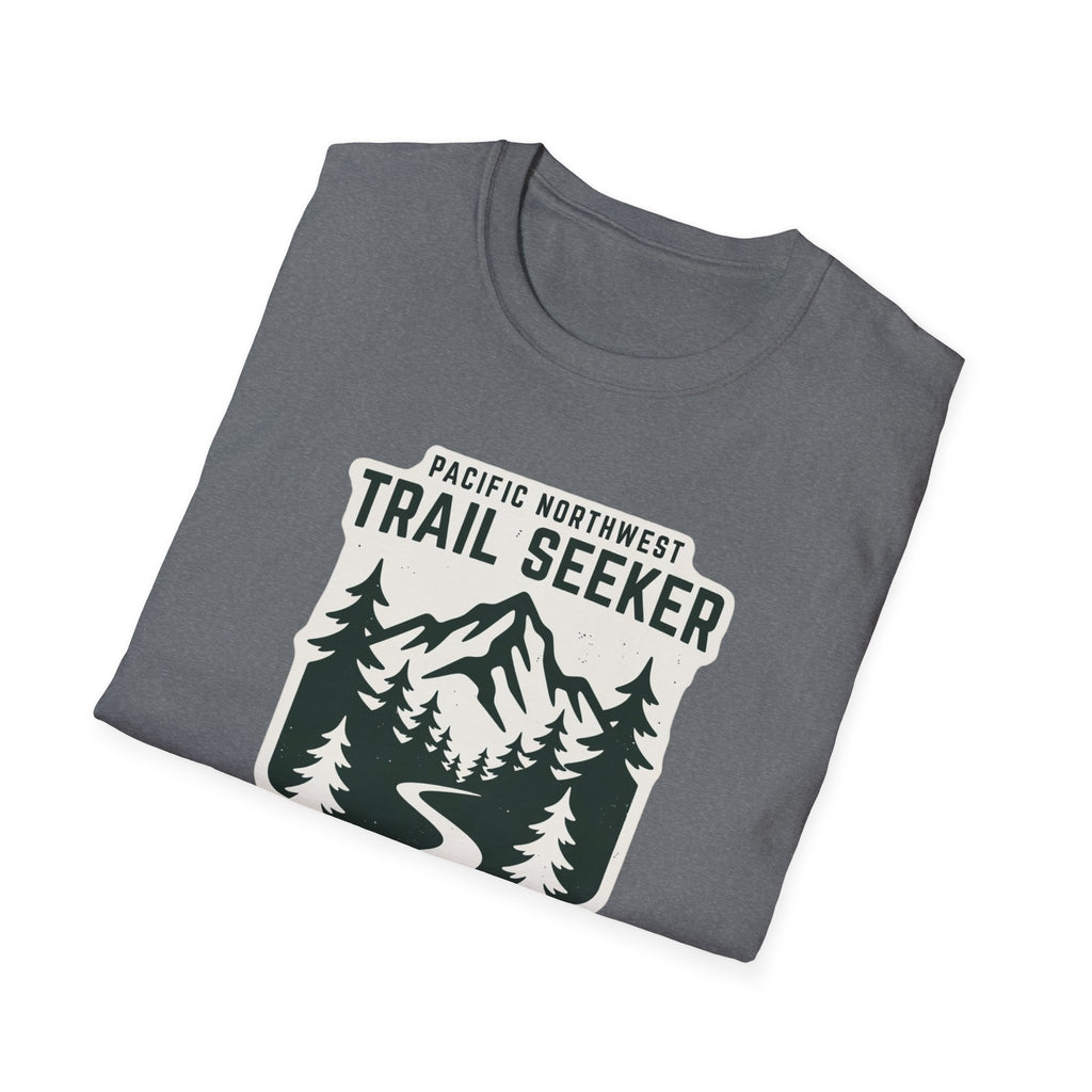 Trail Seeker Mountain Design T-Shirt | Pacific Northwest Hiking Shirt