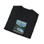 Camp More Wilderness Camping T-Shirt | Lake Mountain Poster Design