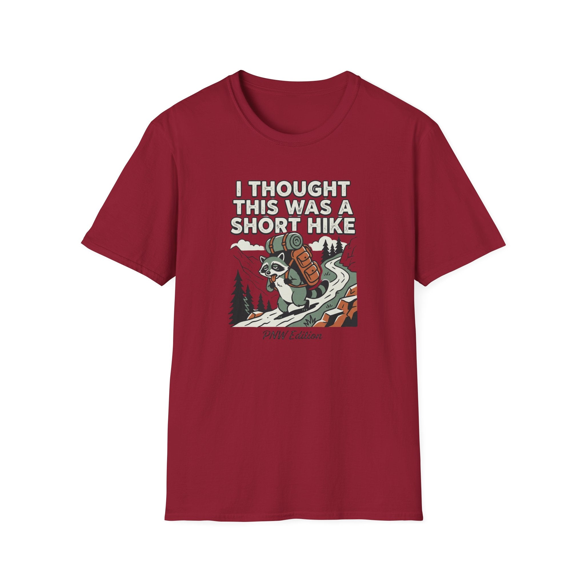 I Thought This Was a Short Hike T-Shirt | Hiking Backpacker Graphic Tee