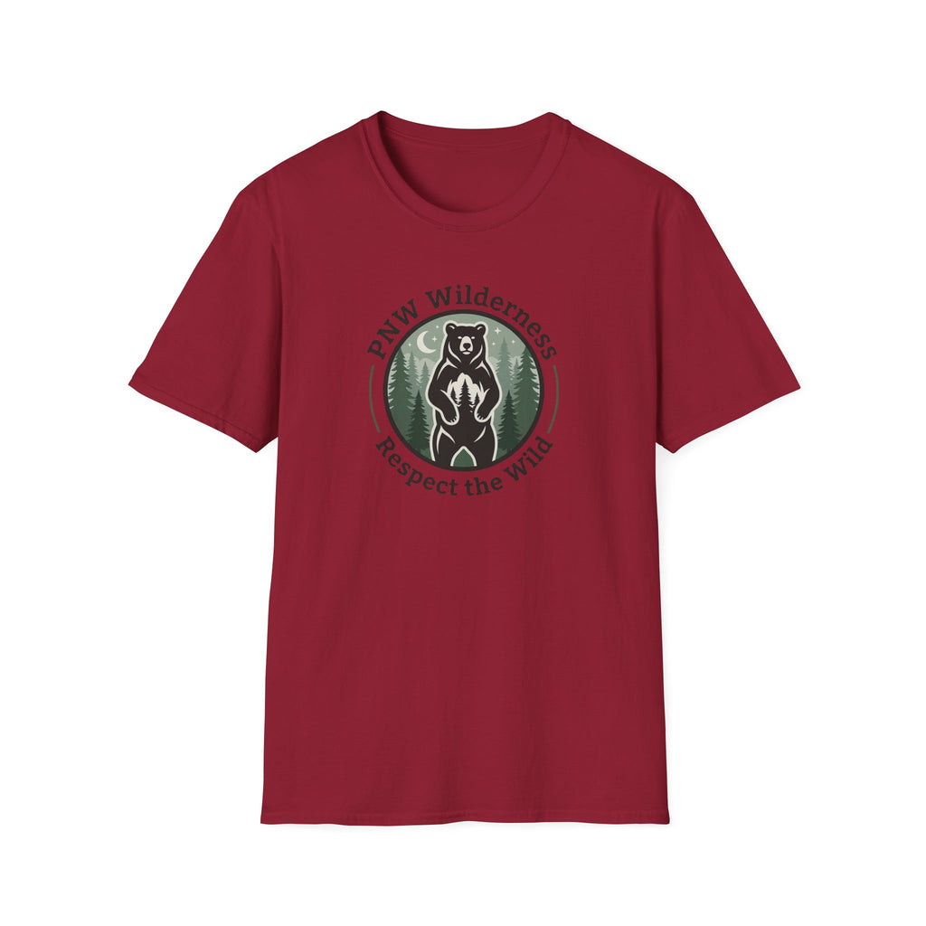 PNW Wilderness Bear Emblem T-Shirt | Respect the Wild