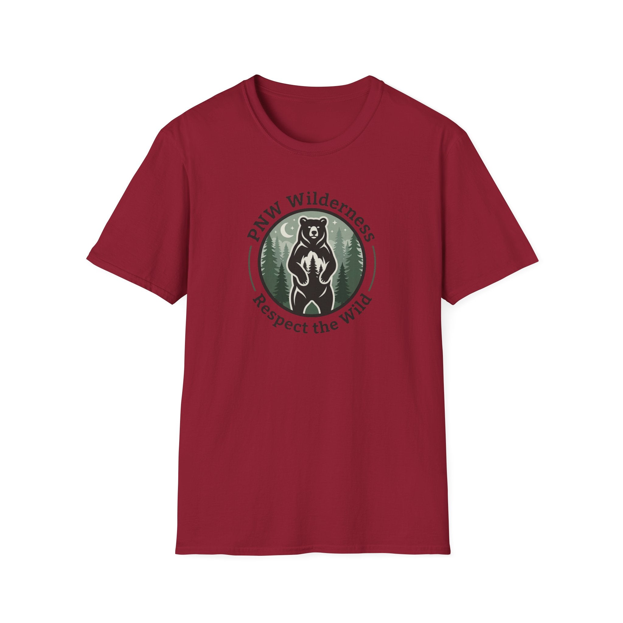 PNW Wilderness Bear Emblem T-Shirt | Respect the Wild