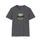 Camp More Campfire Badge T-Shirt | Outdoor Camping Graphic
