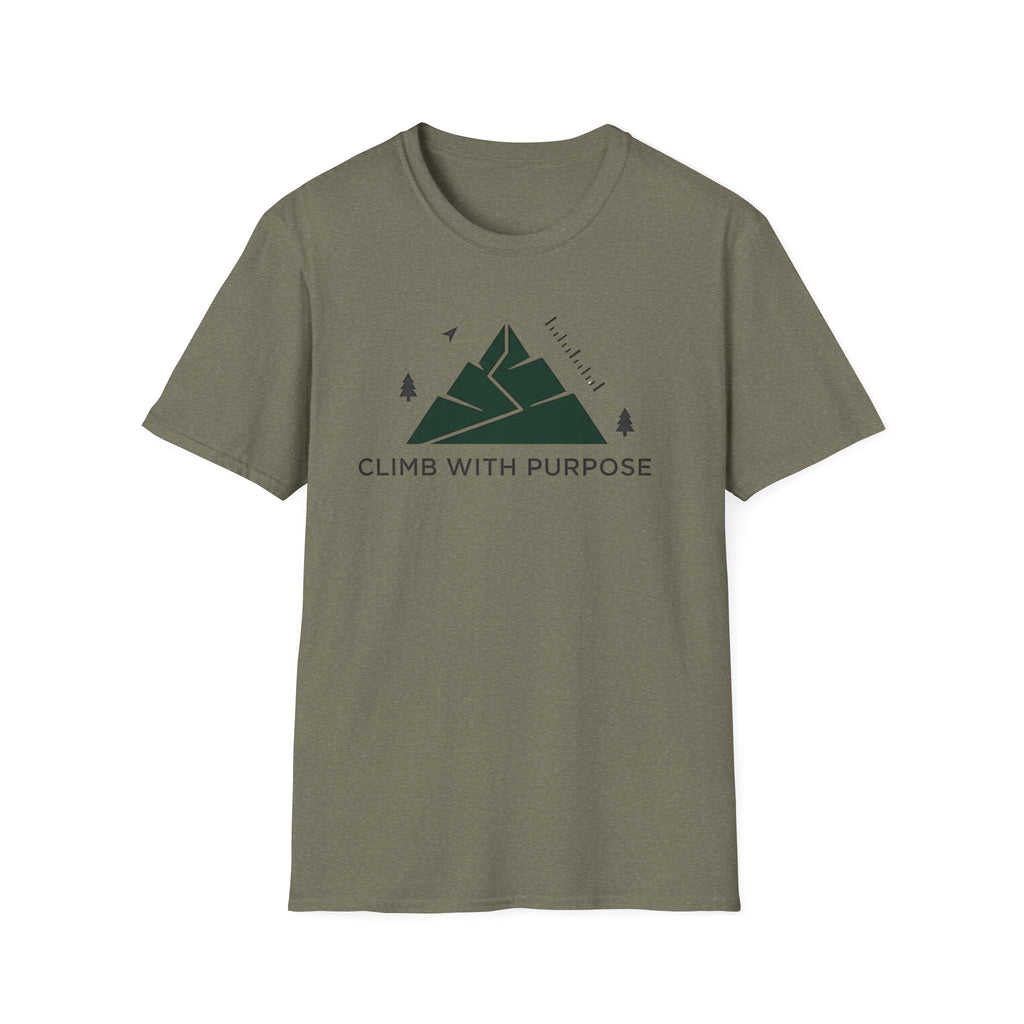 Climb With Purpose T-Shirt | Mountain Graphic Tee